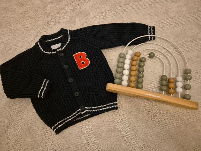 Gilet en laine en grosse maille