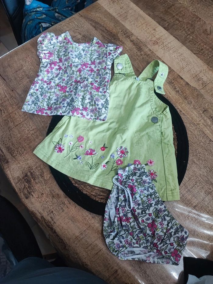 Ensemble fille 3 mois