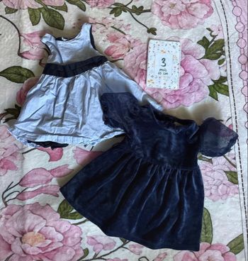 Lot 2 robes bébé fille 3 mois (60 cm)