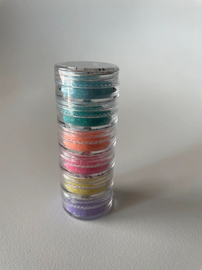 Lot paillettes pour faux ongles