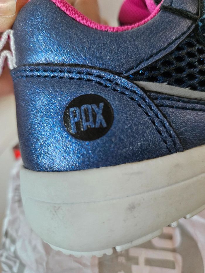 Sneakers fille  bleu pailleté taille 24 neufs Pax since 1929 #lora11chaussures - photo numéro 8