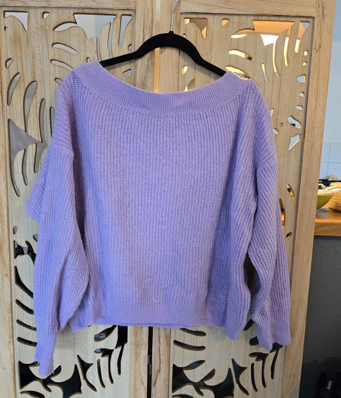 Pull Angora et laine - photo numéro 3