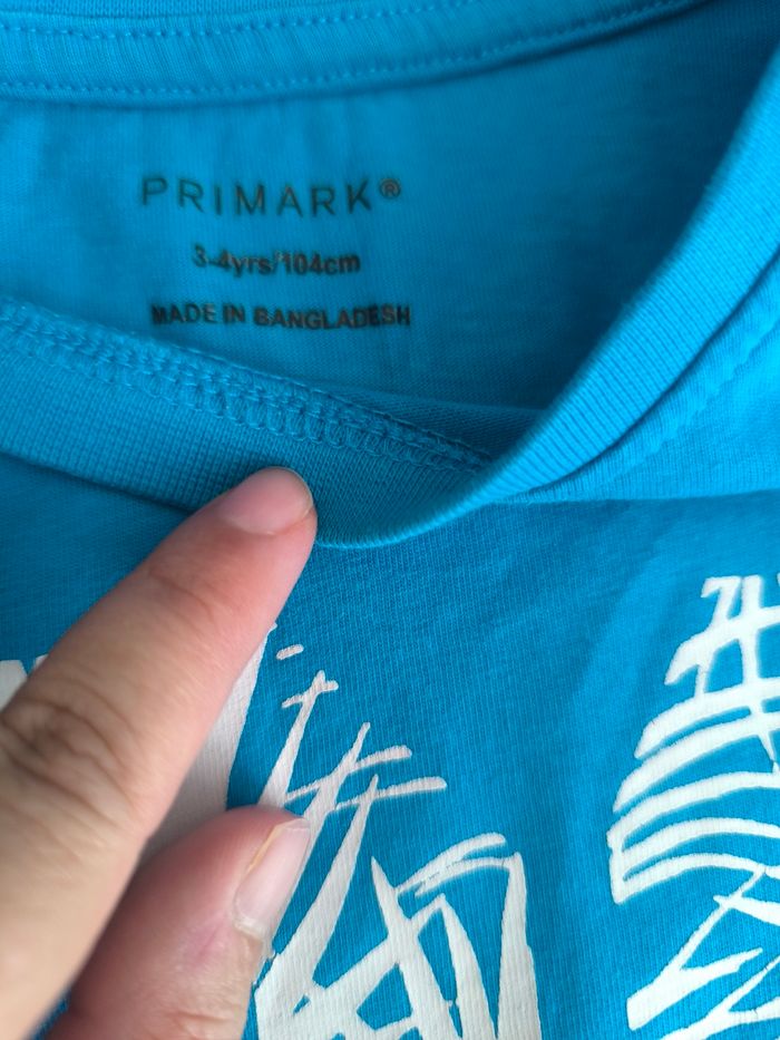 T-shirt bleu - photo numéro 2