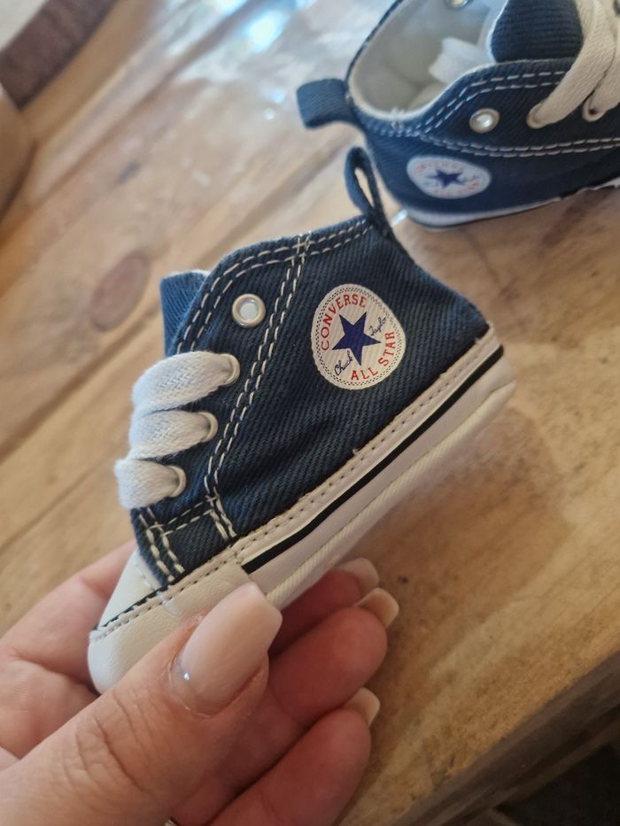 Converse bleu bébé - photo numéro 2