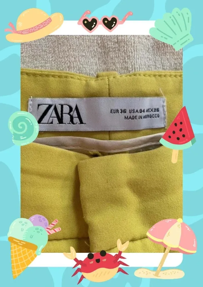 pantalon et legging Zara doré taille S - photo numéro 3