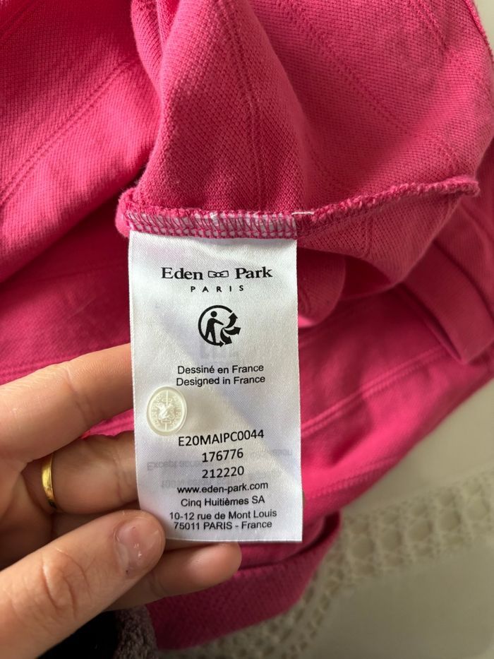 Polo Eden Park rose - photo numéro 1