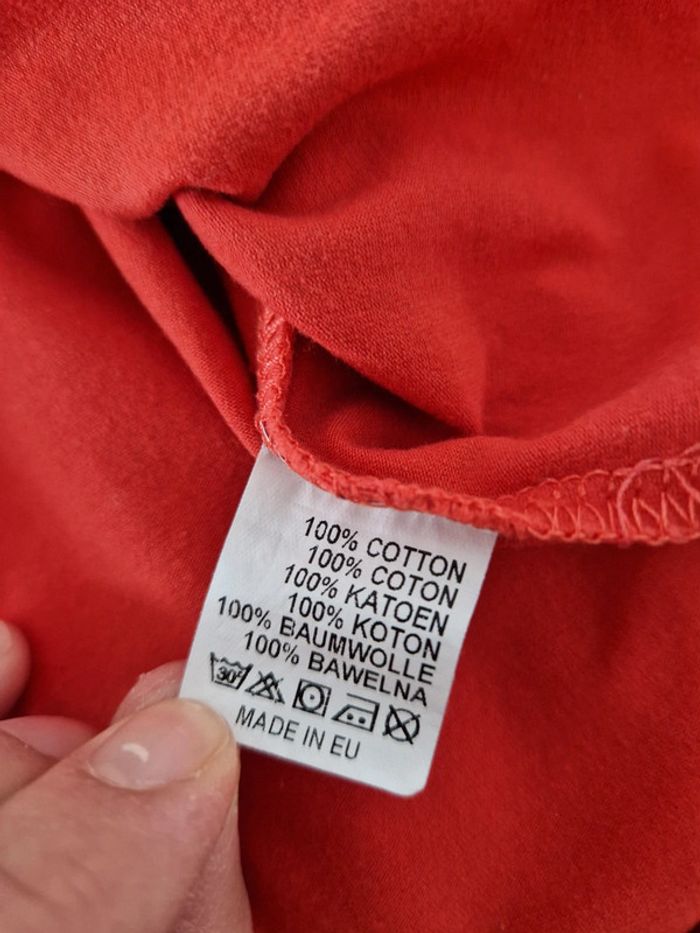 T-shirt rouge homme - photo numéro 9