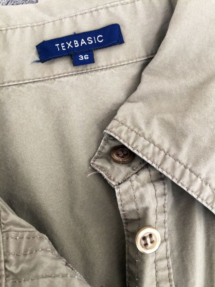 Chemise avec liens pour nouer à l avant - photo numéro 3