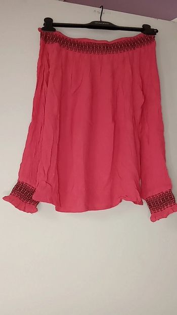 T-shirt Corail voie épaules - Camaïeu - Taille S