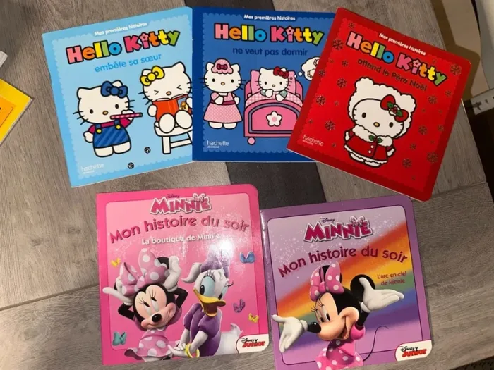 Lot de livre Minnie hello kitty