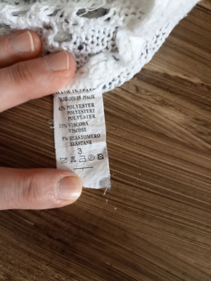 Pull oversize maille ajourée motifs fantaisie - photo numéro 4