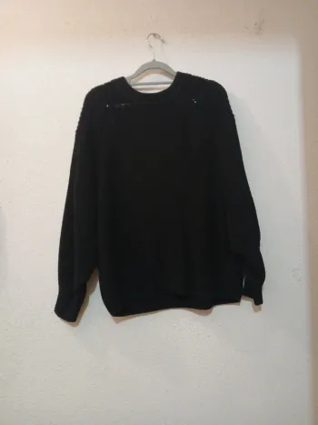 Sweat femme noir basic " H&M " taille s