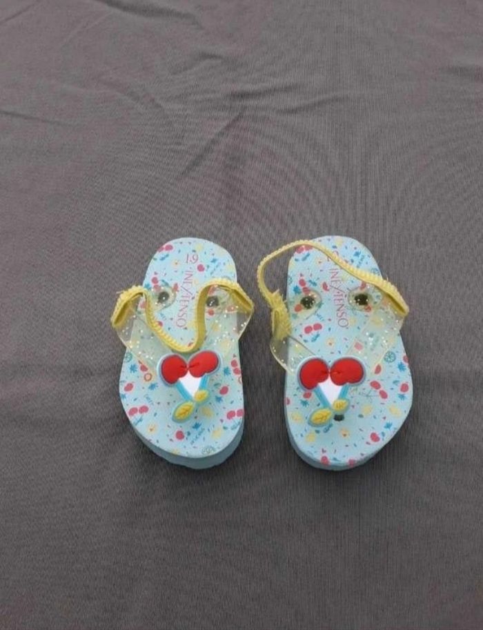 paire tongs bb filles pointure 19 - photo numéro 2
