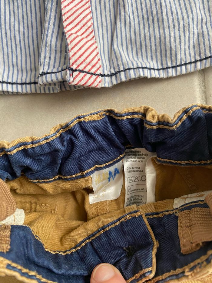 Ensemble chemise pantalon bébé garçon 24 mois 2 ans - photo numéro 4