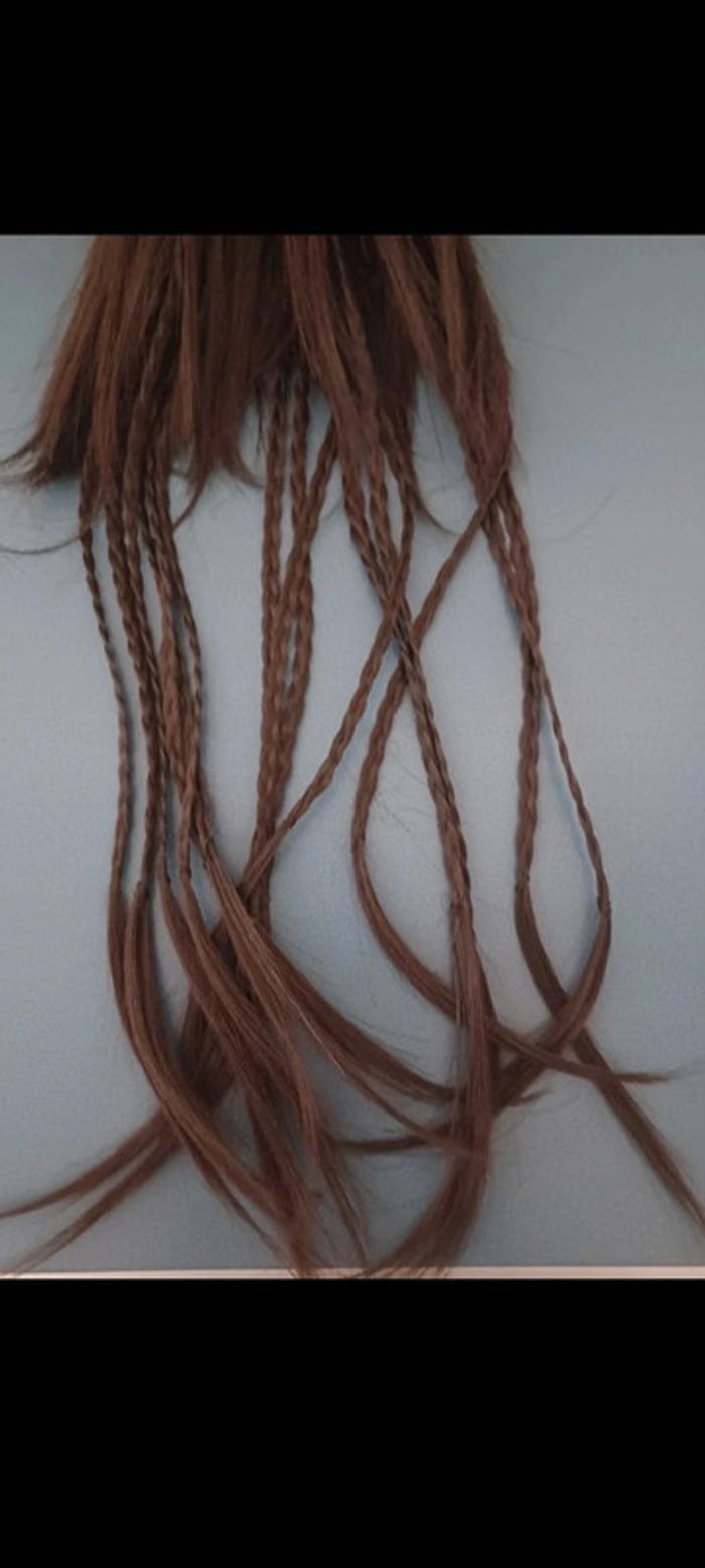 Chouchou Rallonge de cheveux brun neuf - photo numéro 3