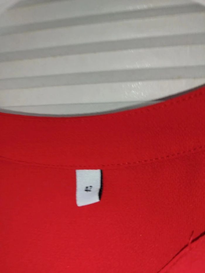 Tunique rouge - plus collection - taille 42 - photo numéro 3
