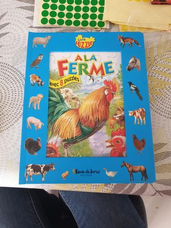Livre puzzle à la ferme Envie de lire