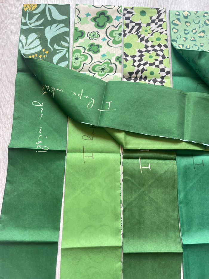 Lot de 4 bandeaux, foulards vintage - photo numéro 10