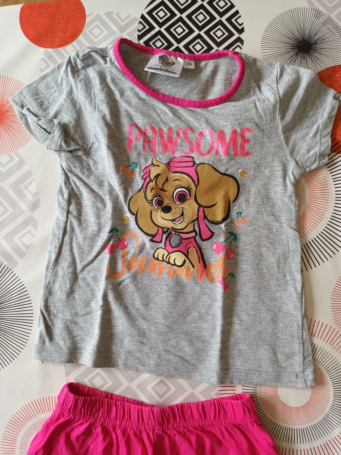 Pyjama pyjashort Stella Pat patrouille taille 5 ans 👧 - photo numéro 2