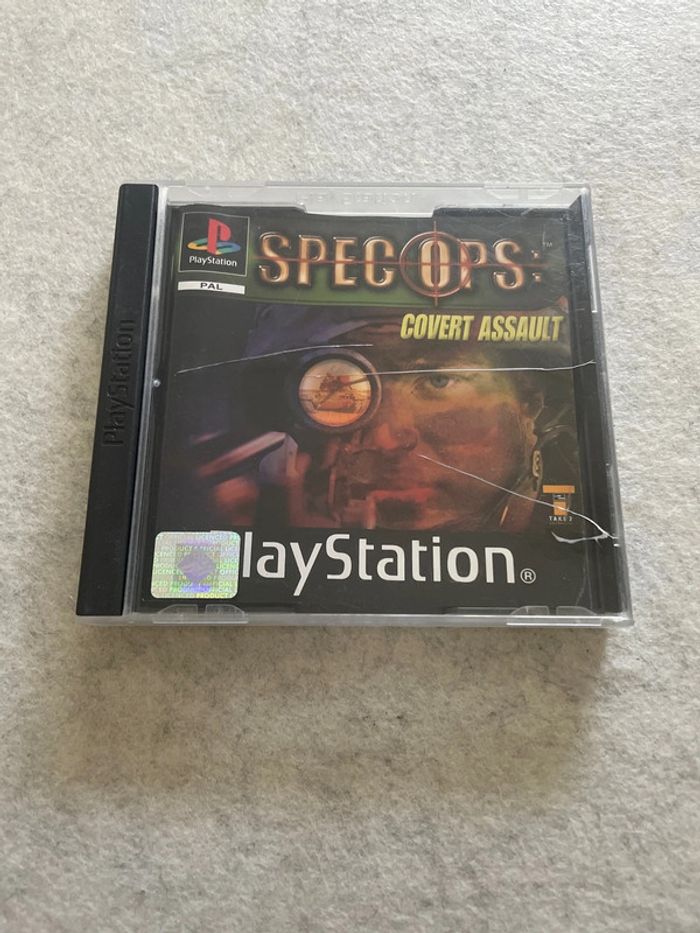 Spec Ops Cover Assault Jeu Playstation 1 PS1 FR