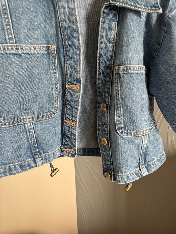 Chemise en jeans courte - photo numéro 3