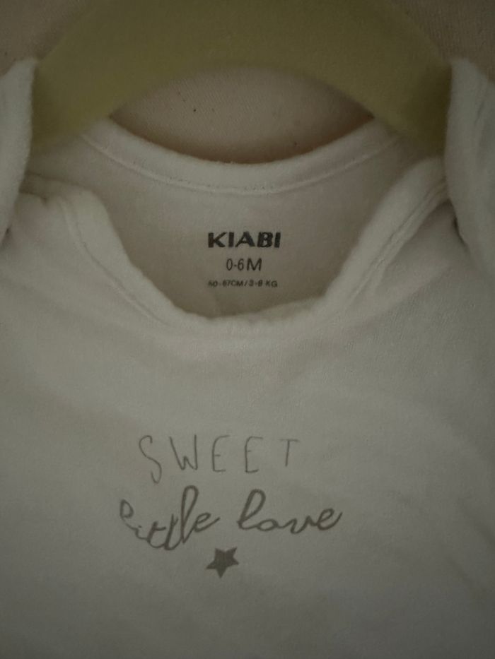 Gigoteuse blanche KIABI 0-6 mois - photo numéro 2