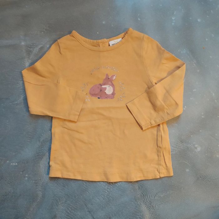 T-shirt manches longues 18 mois fille Tape à l'oeil - photo numéro 2