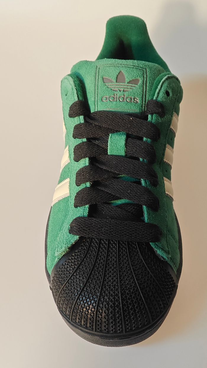Adidas Superstar II Suede Vert & Noir – T.40 NEUVES - photo numéro 5