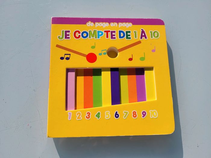 Imagier De Page en Page, Je compte de 1 à 10 - photo numéro 2