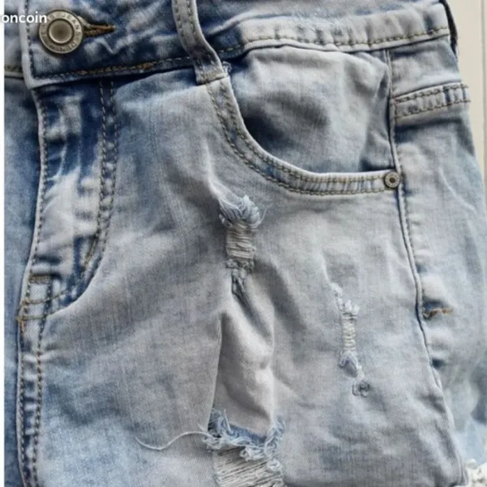 Short court en jeans femme taille 36 - Nina Carter - photo numéro 4