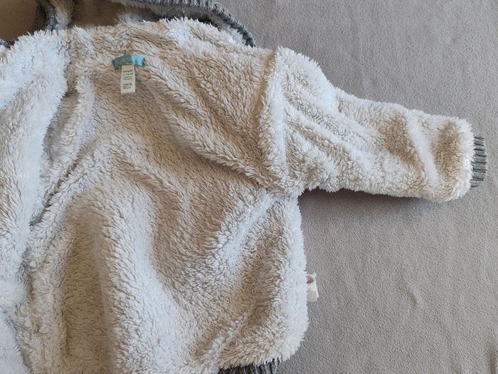 Gilet veste manteau polaire molletonné et bonnet - photo numéro 3