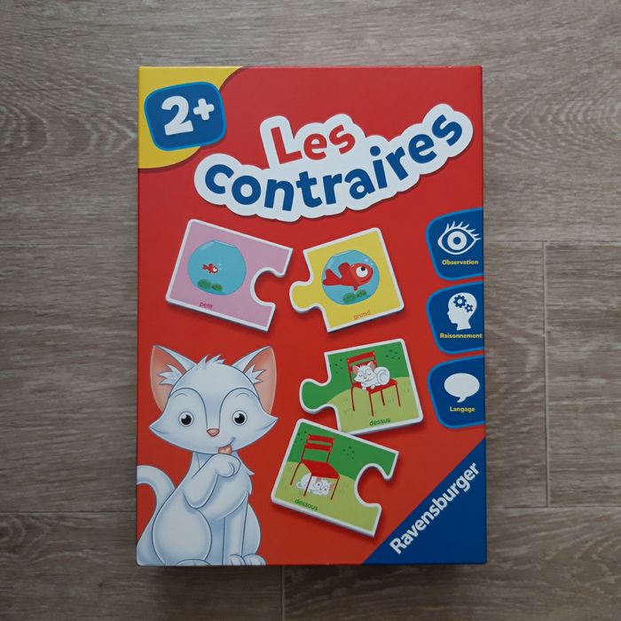 Jeu éducatif puzzle Les Contraires