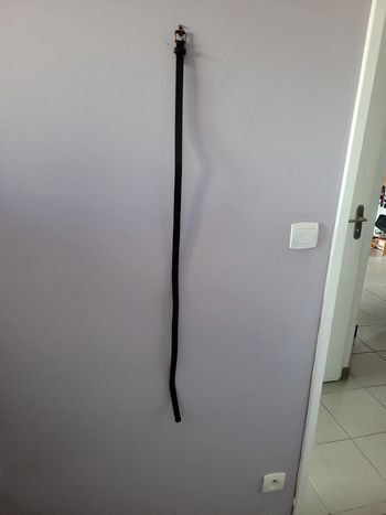 Ceinture fine marron 105 cm