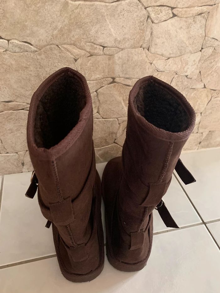 Bottes femme marron - photo numéro 2