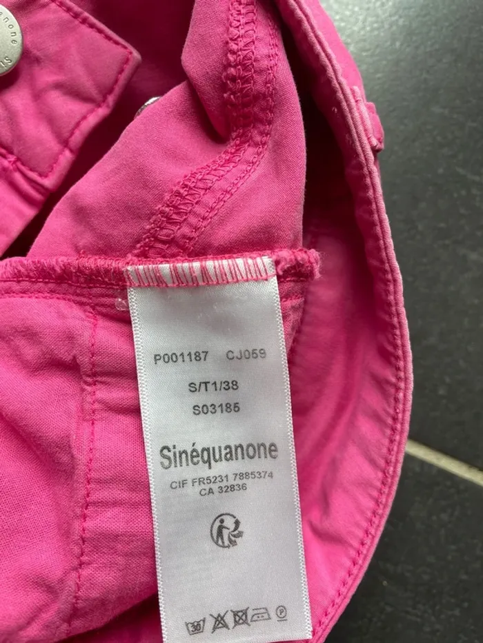 Jeans rose fusain taille 36 - photo numéro 4