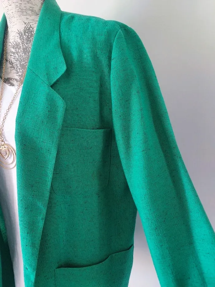 Veste verte demi saison - photo numéro 3
