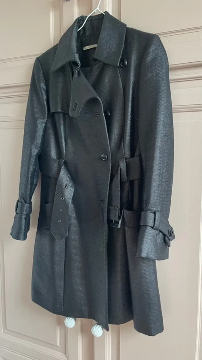 Très joli manteau noir - photo numéro 2