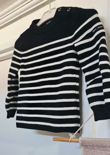Pull Marinière Laine Saint James Taille 3/4 ans