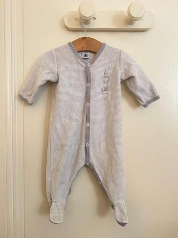 Pyjama Petit Bateau rayé 3 mois