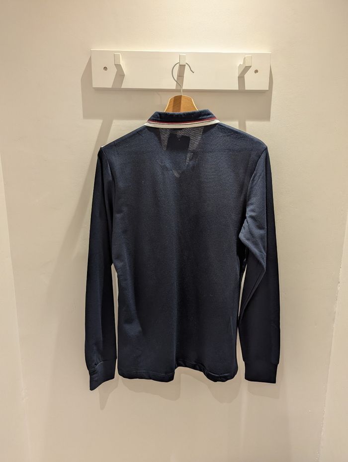 Polo manches longues Amsterdam marine Taille S (taille petit) - photo numéro 4