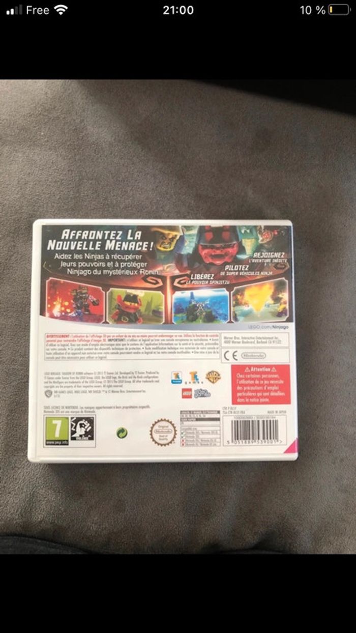 L’ombre de ronin ninjago 3ds - photo numéro 2