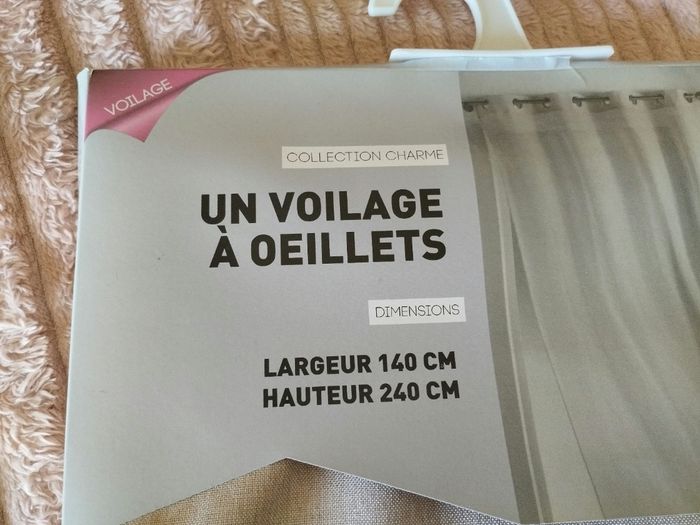 Voilage beige - photo numéro 4