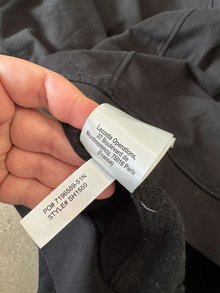 Gilet noir lacoste taille L pour femme, très bon état - photo numéro 7
