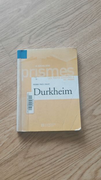 Anthologie commentée des textes essentiels de Durkheim - Pierre-Paul Zalio