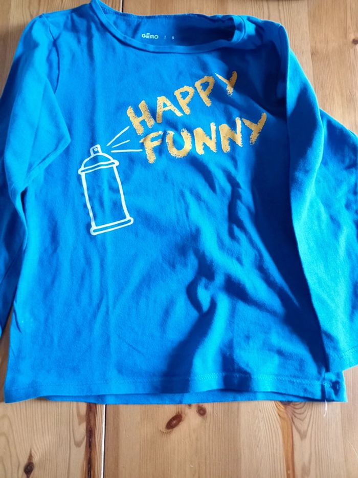 Lot de 3 tee shirts manches longues 5 ans - photo numéro 2