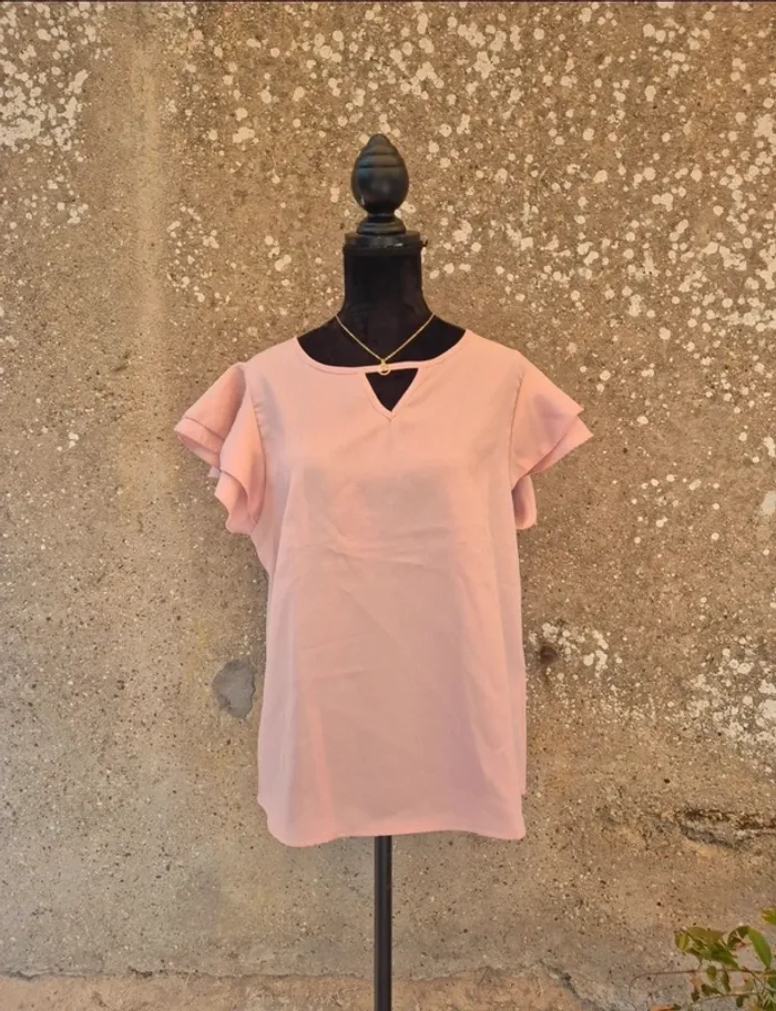 Top rose pâle Shein T.40