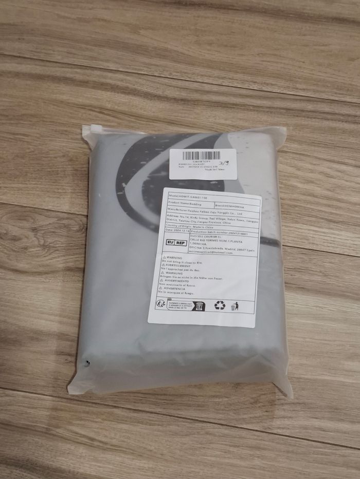 Parrure Lit ado gamer jeux vidéo gris - photo numéro 2