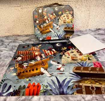 Puzzle Janod 36 pièces avec poster