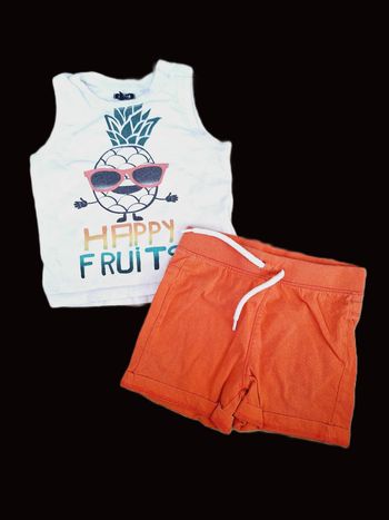 Ensemble short + débardeur 18 mois Kiabi
