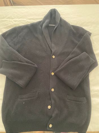 Gilet cardigan noir Monoprix Homme taille M